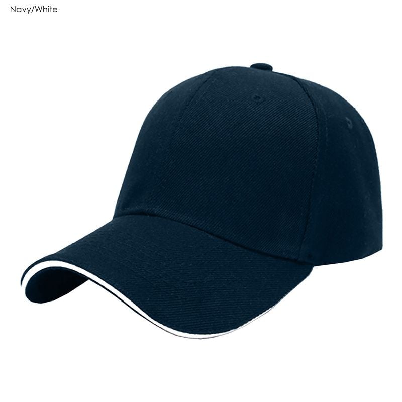 Const 6 Panel Cotton Sandwich Cap